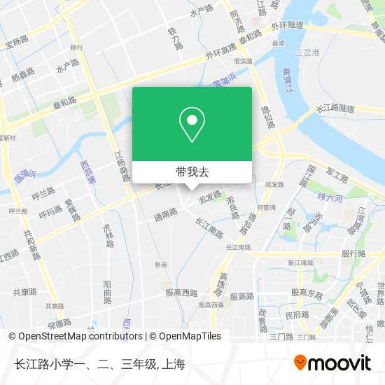 长江路小学一、二、三年级地图