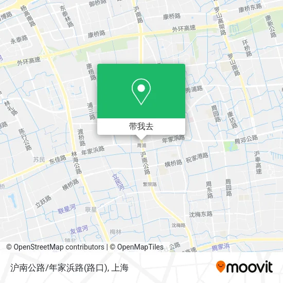 沪南公路/年家浜路(路口)地图