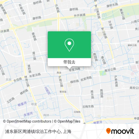 浦东新区周浦镇综治工作中心地图