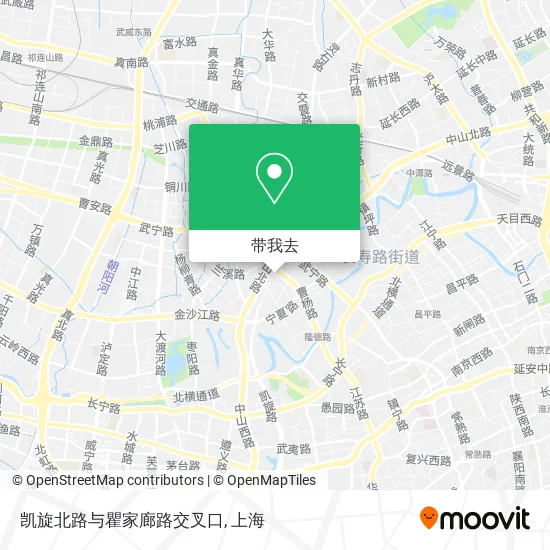 凯旋北路与瞿家廊路交叉口地图