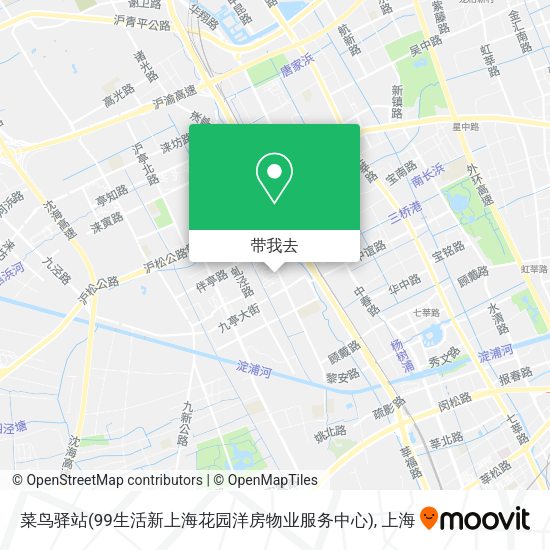 菜鸟驿站(99生活新上海花园洋房物业服务中心)地图
