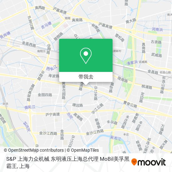 S&P 上海力众机械 东明液压上海总代理  MoBil美孚黑霸王地图