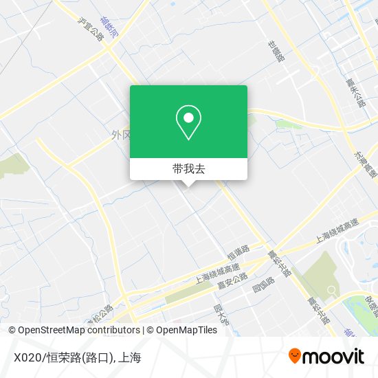 X020/恒荣路(路口)地图