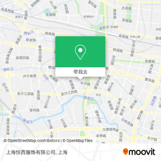 上海恒西服饰有限公司地图