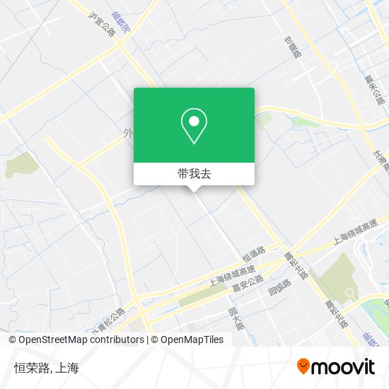 恒荣路地图