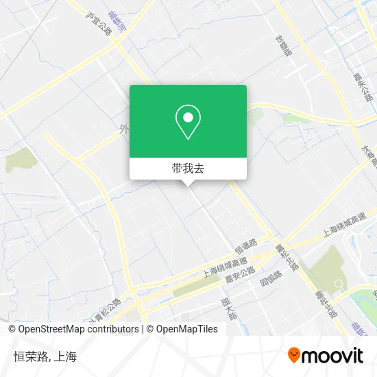 恒荣路地图