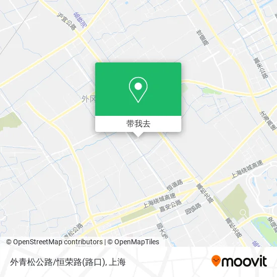 外青松公路/恒荣路(路口)地图