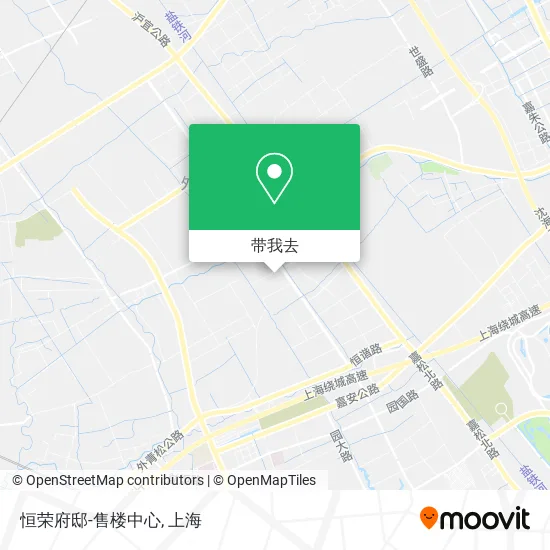 恒荣府邸-售楼中心地图