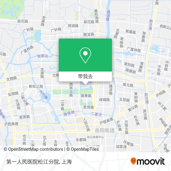 第一人民医院松江分院地图