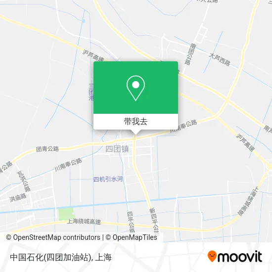 中国石化(四团加油站)地图