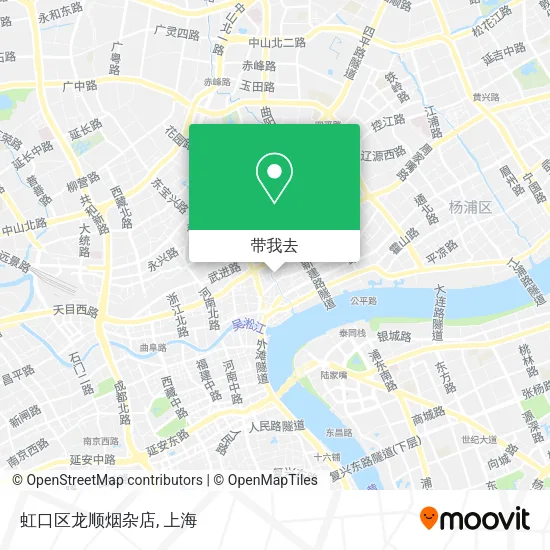 虹口区龙顺烟杂店地图