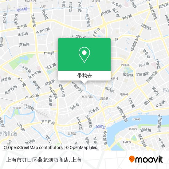 上海市虹口区燕龙烟酒商店地图