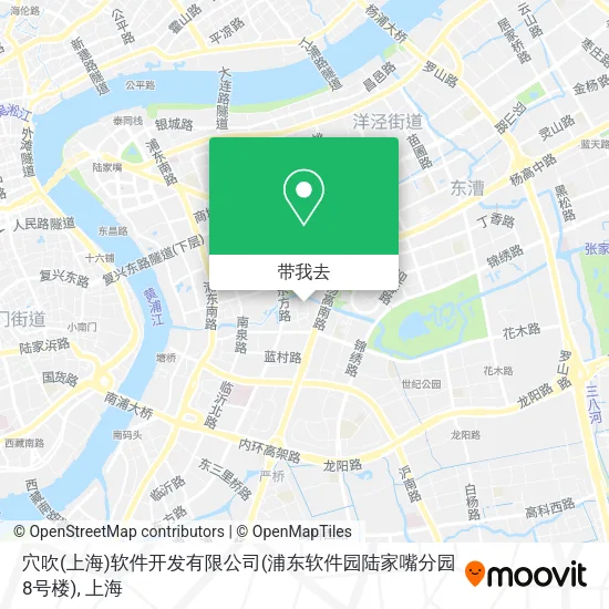 穴吹(上海)软件开发有限公司(浦东软件园陆家嘴分园8号楼)地图