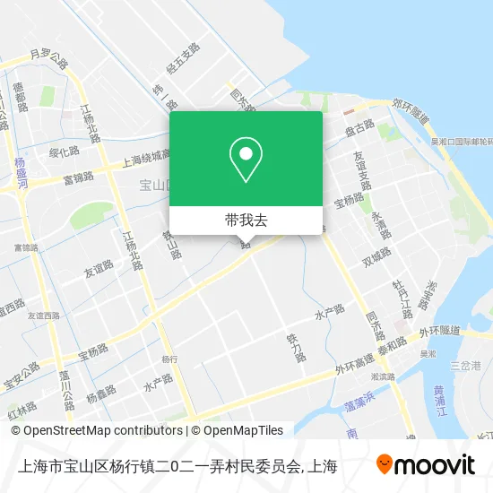 上海市宝山区杨行镇二0二一弄村民委员会地图