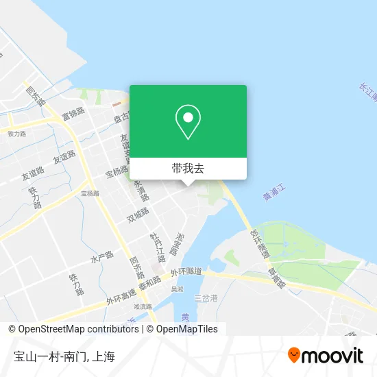 宝山一村-南门地图