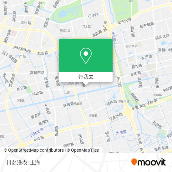 川岛洗衣地图