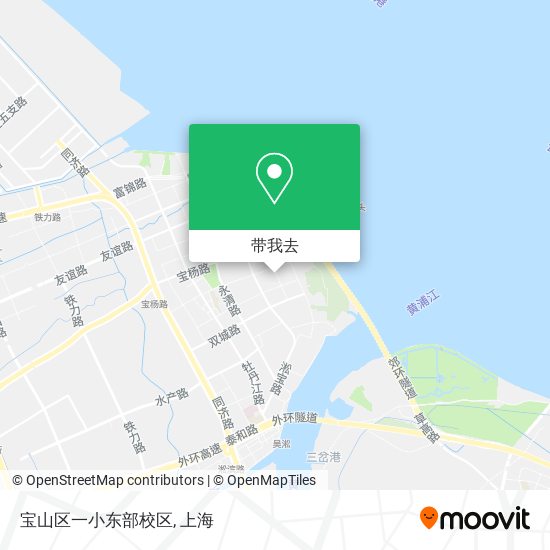 宝山区一小东部校区地图