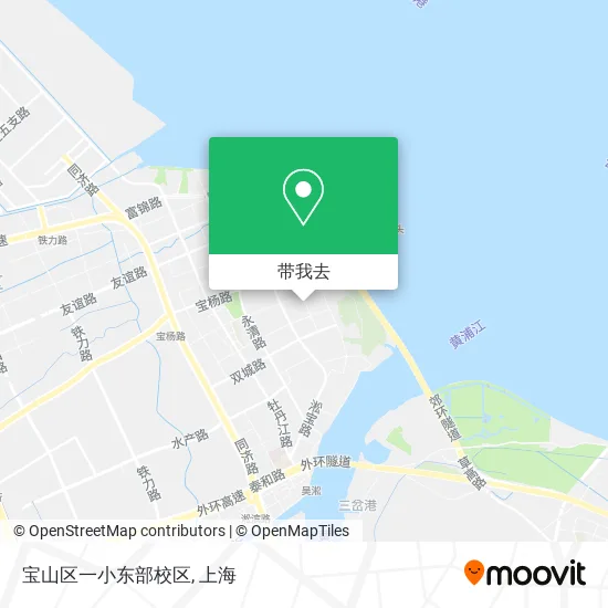 宝山区一小东部校区地图