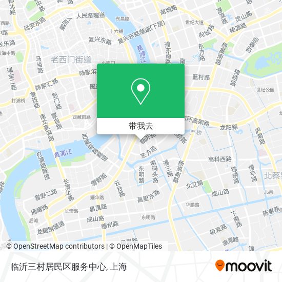 临沂三村居民区服务中心地图