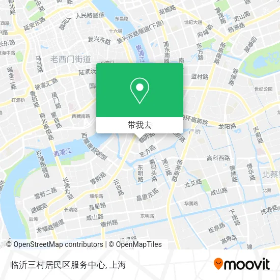 临沂三村居民区服务中心地图