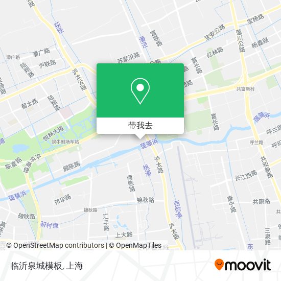 临沂泉城模板地图