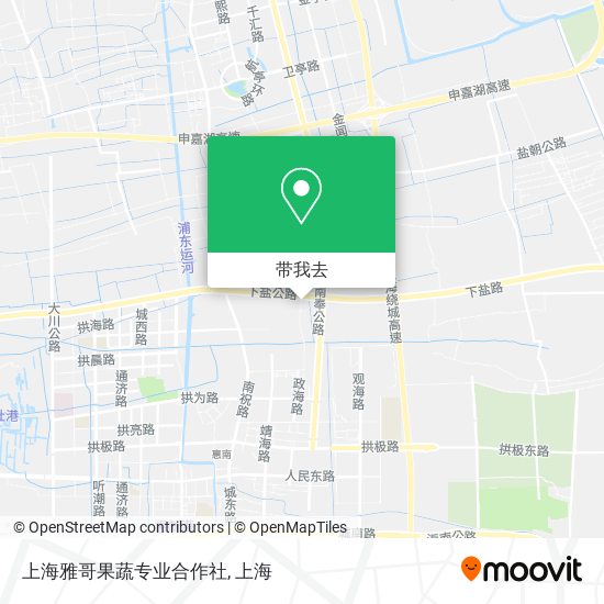 上海雅哥果蔬专业合作社地图