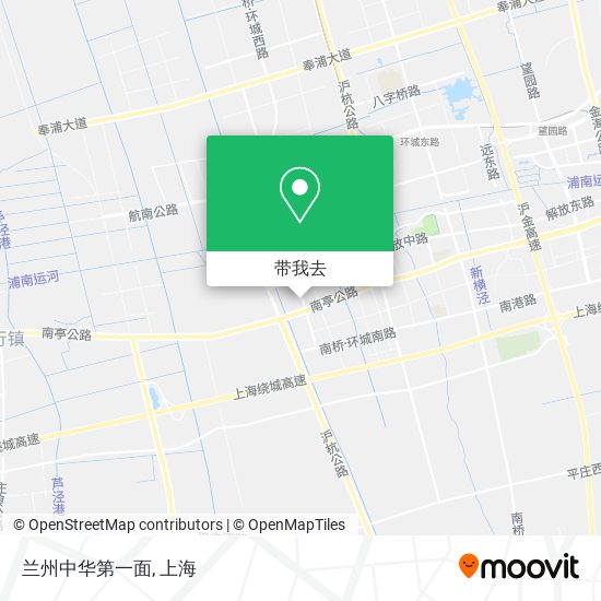 兰州中华第一面地图