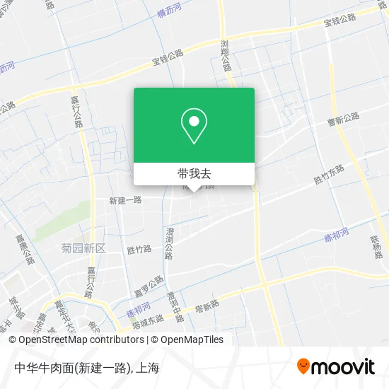 中华牛肉面(新建一路)地图