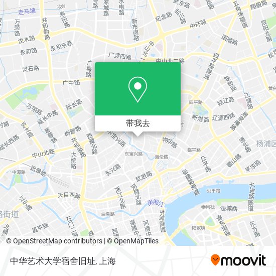 中华艺术大学宿舍旧址地图