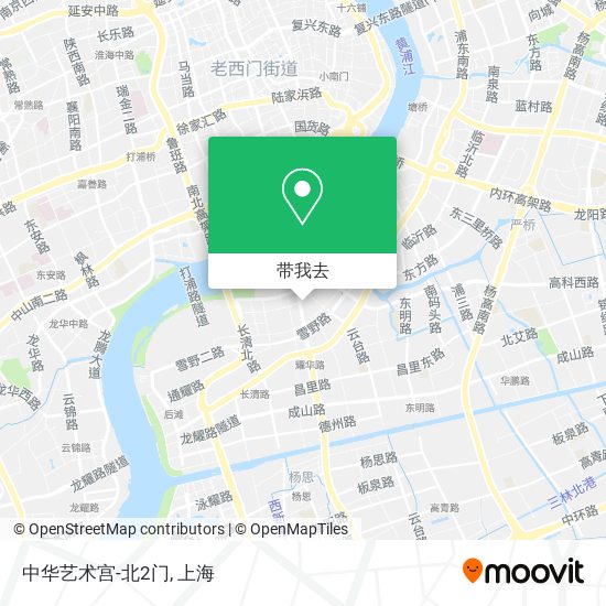 中华艺术宫-北2门地图