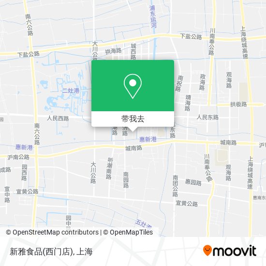 新雅食品(西门店)地图