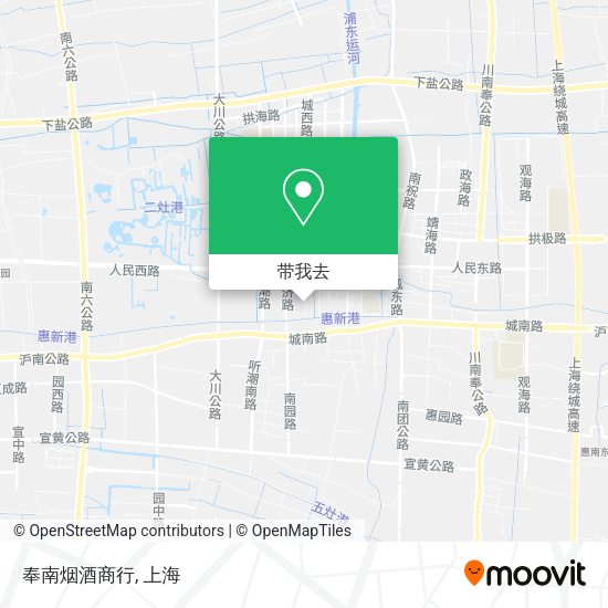 奉南烟酒商行地图