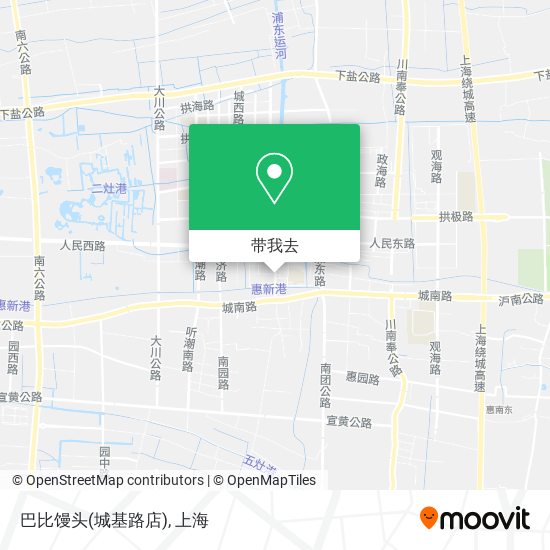 巴比馒头(城基路店)地图