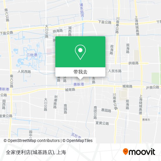 全家便利店(城基路店)地图