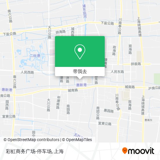 彩虹商务广场-停车场地图