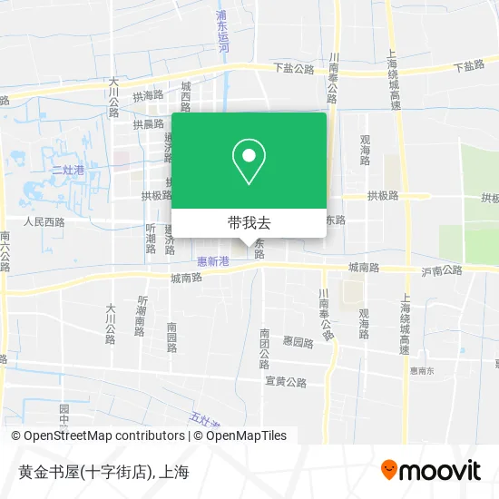 黄金书屋(十字街店)地图