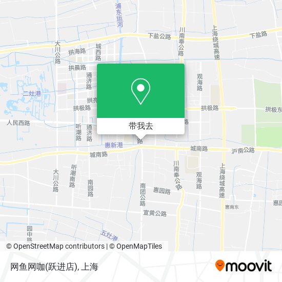 网鱼网咖(跃进店)地图