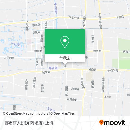 都市丽人(浦东商场店)地图