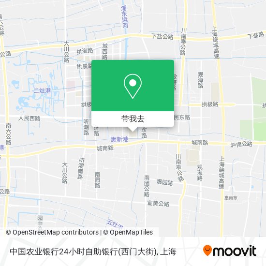 中国农业银行24小时自助银行(西门大街)地图