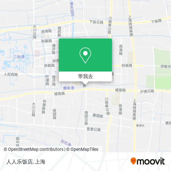 人人乐饭店地图