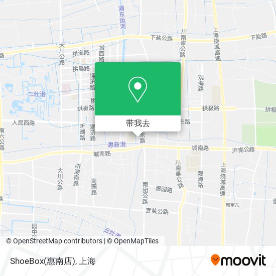 ShoeBox(惠南店)地图