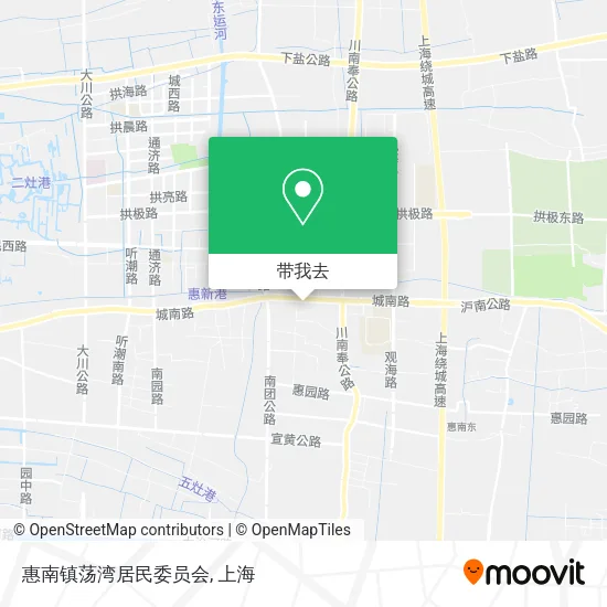 惠南镇荡湾居民委员会地图