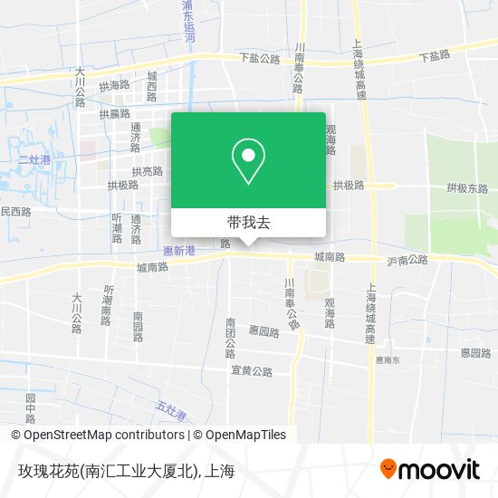 玫瑰花苑(南汇工业大厦北)地图