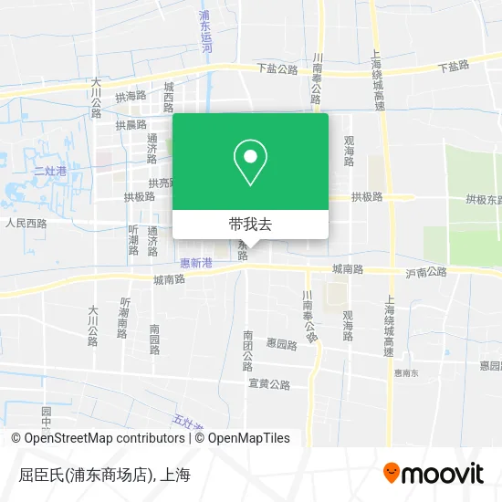 屈臣氏(浦东商场店)地图