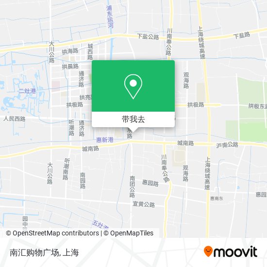 南汇购物广场地图