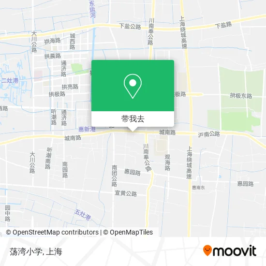 荡湾小学地图