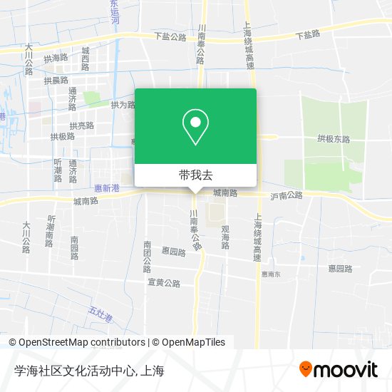 学海社区文化活动中心地图