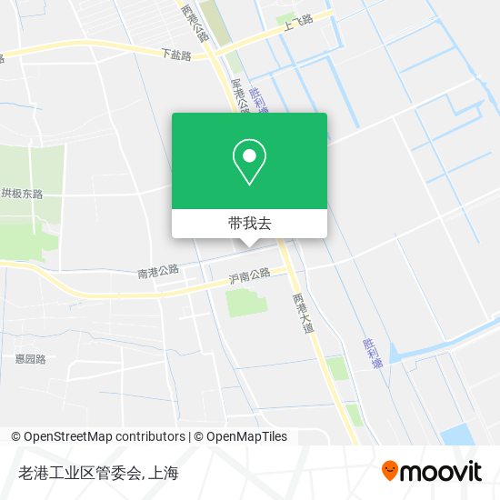 老港工业区管委会地图