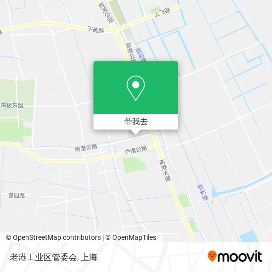 老港工业区管委会地图