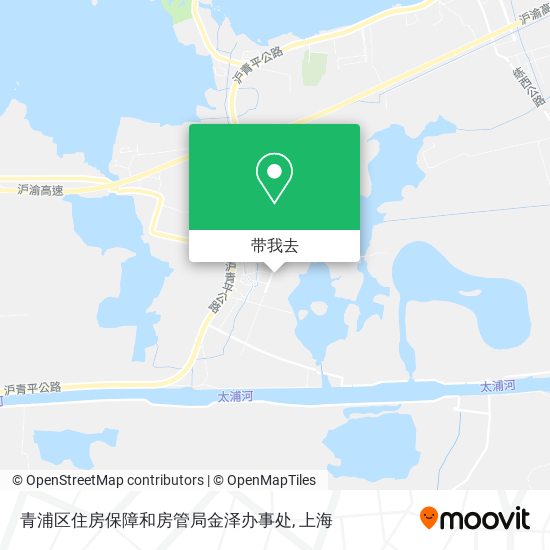 青浦区住房保障和房管局金泽办事处地图
